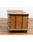 Light Brown Antique Storage Chest with Internal Compartment-18. Asian & Chinese Furniture, Art, Antiques, Vintage Home Décor for sale at FEA Home