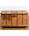 Light Brown Antique Storage Chest with Internal Compartment-3. Asian & Chinese Furniture, Art, Antiques, Vintage Home Décor for sale at FEA Home