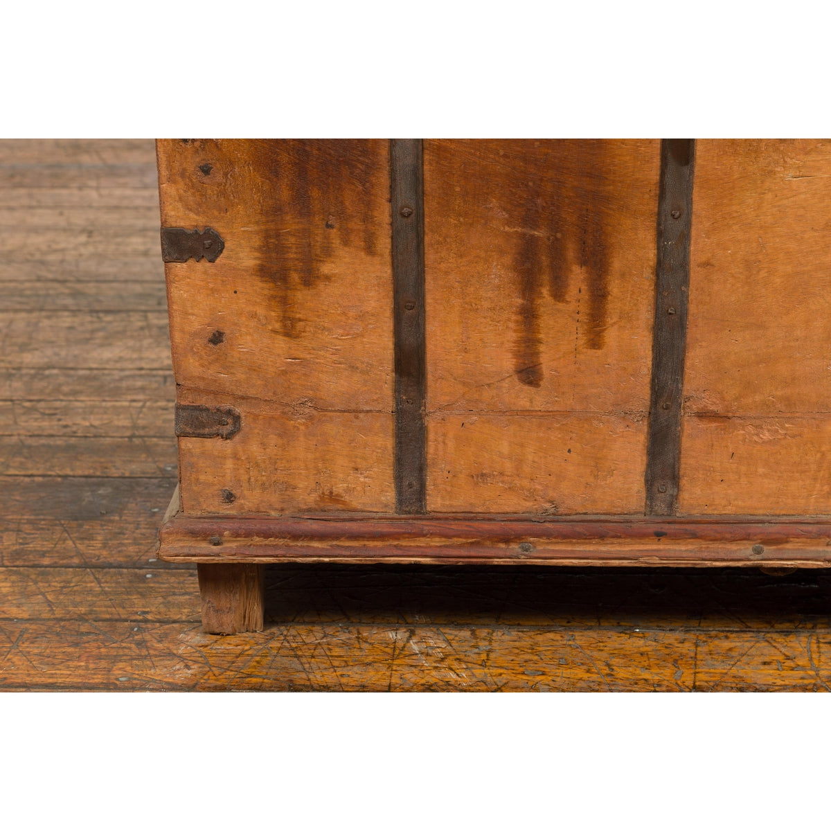 Light Brown Antique Storage Chest with Internal Compartment-6. Asian & Chinese Furniture, Art, Antiques, Vintage Home Décor for sale at FEA Home