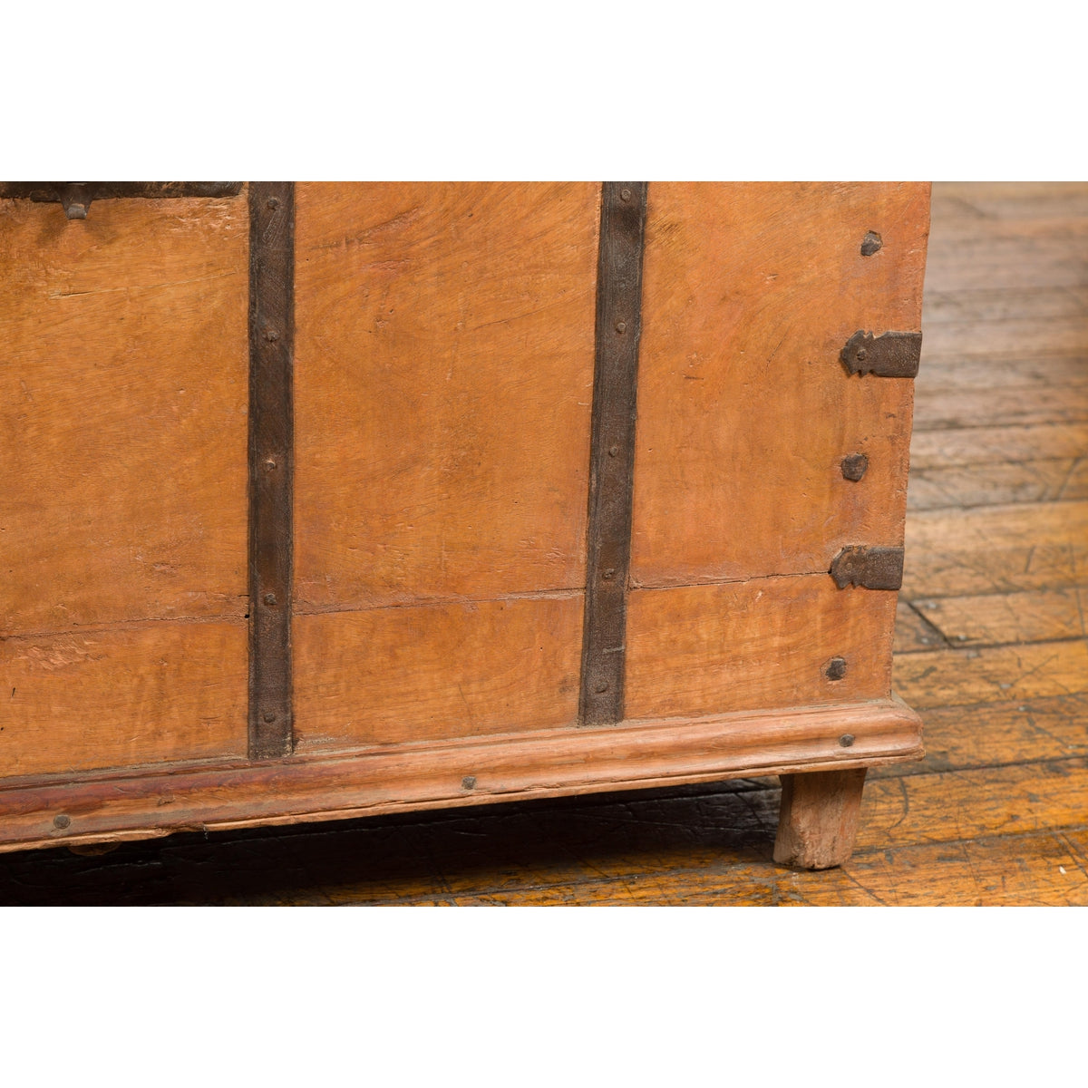 Light Brown Antique Storage Chest with Internal Compartment-7. Asian & Chinese Furniture, Art, Antiques, Vintage Home Décor for sale at FEA Home