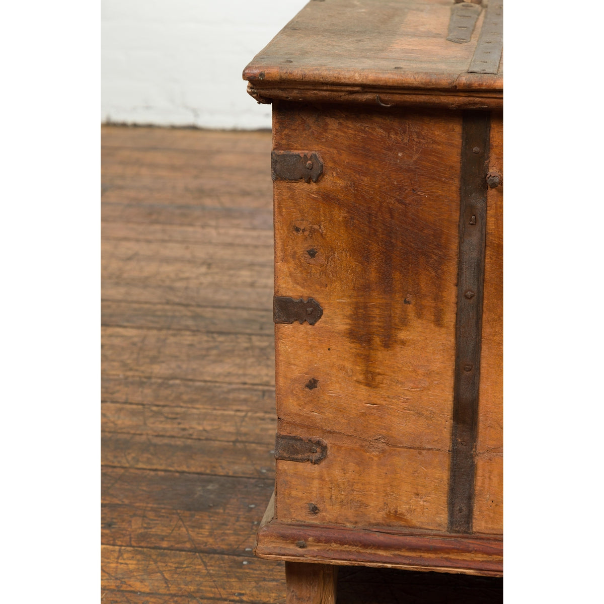 Light Brown Antique Storage Chest with Internal Compartment-8. Asian & Chinese Furniture, Art, Antiques, Vintage Home Décor for sale at FEA Home