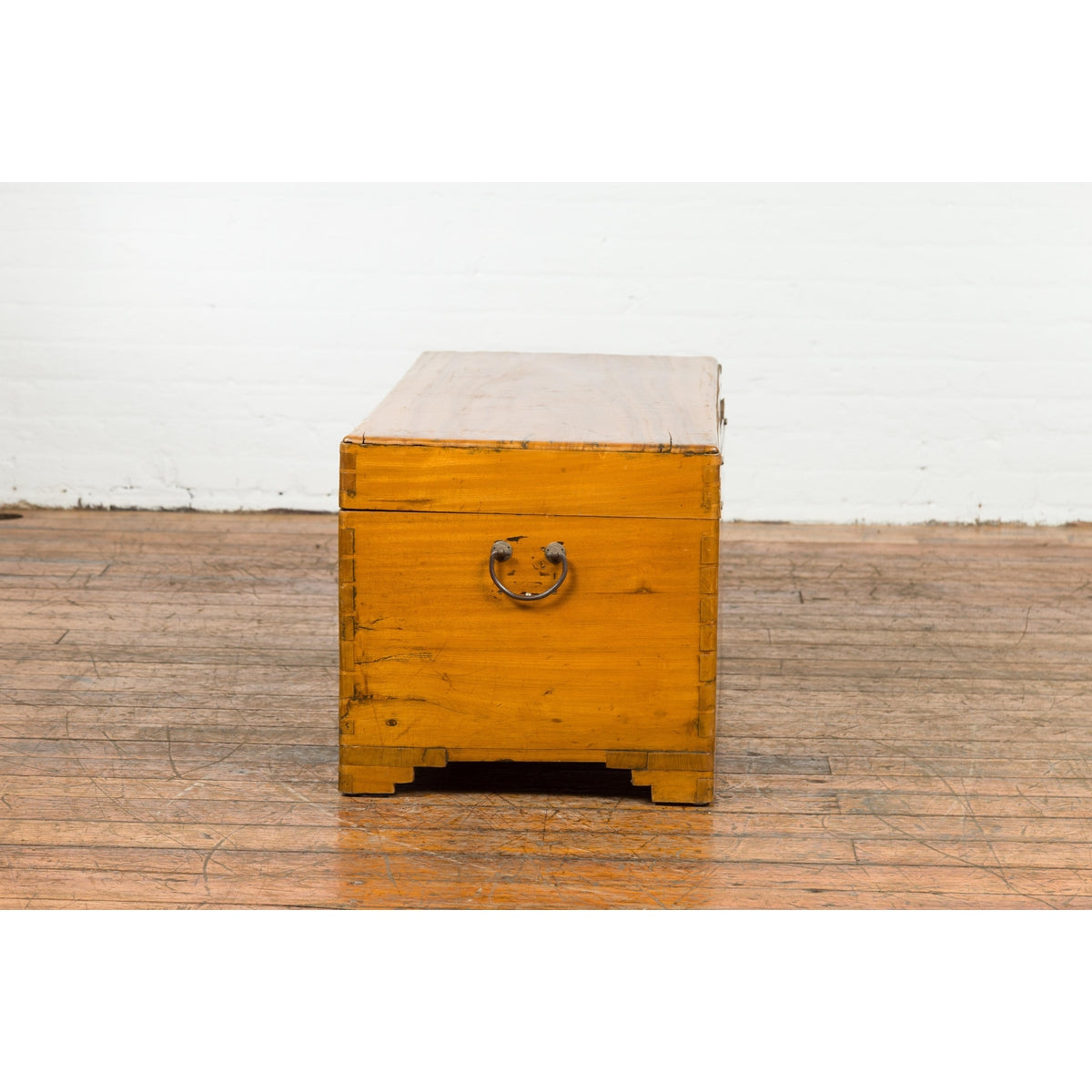 Vintage Chest with Carved Seashells on Lid-15. Asian & Chinese Furniture, Art, Antiques, Vintage Home Décor for sale at FEA Home