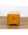 Vintage Chest with Carved Seashells on Lid-15. Asian & Chinese Furniture, Art, Antiques, Vintage Home Décor for sale at FEA Home