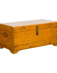 Vintage Chest with Carved Seashells on Lid-16. Asian & Chinese Furniture, Art, Antiques, Vintage Home Décor for sale at FEA Home