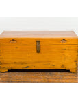 Vintage Chest with Carved Seashells on Lid-4. Asian & Chinese Furniture, Art, Antiques, Vintage Home Décor for sale at FEA Home