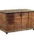 19th Century Blanket Chest with Brass Hardware and Rustic Character-18. Asian & Chinese Furniture, Art, Antiques, Vintage Home Décor for sale at FEA Home