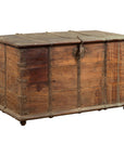 19th Century Blanket Chest with Brass Hardware and Rustic Character-1. Asian & Chinese Furniture, Art, Antiques, Vintage Home Décor for sale at FEA Home