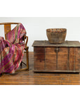 19th Century Blanket Chest with Brass Hardware and Rustic Character-4. Asian & Chinese Furniture, Art, Antiques, Vintage Home Décor for sale at FEA Home