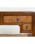 Waterfall Style Vintage Desk with Unique Drawer Design-5. Asian & Chinese Furniture, Art, Antiques, Vintage Home Décor for sale at FEA Home