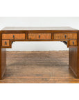 Waterfall Style Vintage Desk with Unique Drawer Design-6. Asian & Chinese Furniture, Art, Antiques, Vintage Home Décor for sale at FEA Home