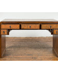 Waterfall Style Vintage Desk with Unique Drawer Design-9. Asian & Chinese Furniture, Art, Antiques, Vintage Home Décor for sale at FEA Home