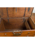 Indonesian Vintage Chest with Unique Latch & Side Handles-13. Asian & Chinese Furniture, Art, Antiques, Vintage Home Décor for sale at FEA Home