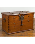Indonesian Vintage Chest with Unique Latch & Side Handles-2. Asian & Chinese Furniture, Art, Antiques, Vintage Home Décor for sale at FEA Home