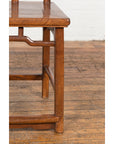 Wooden Antique Chair with Slightly Arched Back-10. Asian & Chinese Furniture, Art, Antiques, Vintage Home Décor for sale at FEA Home