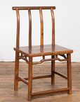 Wooden Antique Chair with Slightly Arched Back-11. Asian & Chinese Furniture, Art, Antiques, Vintage Home Décor for sale at FEA Home