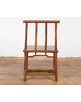 Wooden Antique Chair with Slightly Arched Back-19. Asian & Chinese Furniture, Art, Antiques, Vintage Home Décor for sale at FEA Home
