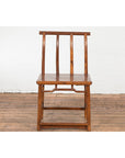 Wooden Antique Chair with Slightly Arched Back-2. Asian & Chinese Furniture, Art, Antiques, Vintage Home Décor for sale at FEA Home