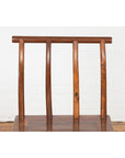 Wooden Antique Chair with Slightly Arched Back-3. Asian & Chinese Furniture, Art, Antiques, Vintage Home Décor for sale at FEA Home
