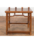 Wooden Antique Chair with Slightly Arched Back-5. Asian & Chinese Furniture, Art, Antiques, Vintage Home Décor for sale at FEA Home