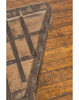 Rustic Coffee Table Made of 19th Century Indian Bullock Cart with Iron Details-10. Asian & Chinese Furniture, Art, Antiques, Vintage Home Décor for sale at FEA Home