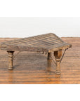 Rustic Coffee Table Made of 19th Century Indian Bullock Cart with Iron Details-12. Asian & Chinese Furniture, Art, Antiques, Vintage Home Décor for sale at FEA Home