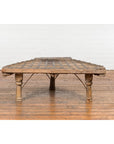 Rustic Coffee Table Made of 19th Century Indian Bullock Cart with Iron Details-14. Asian & Chinese Furniture, Art, Antiques, Vintage Home Décor for sale at FEA Home