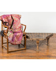Rustic Coffee Table Made of 19th Century Indian Bullock Cart with Iron Details-2. Asian & Chinese Furniture, Art, Antiques, Vintage Home Décor for sale at FEA Home