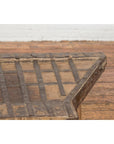 Rustic Coffee Table Made of 19th Century Indian Bullock Cart with Iron Details-6. Asian & Chinese Furniture, Art, Antiques, Vintage Home Décor for sale at FEA Home