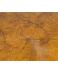 Brown and Black Organic Old Root Tree Slice Table with Straight Wooden Legs-6. Asian & Chinese Furniture, Art, Antiques, Vintage Home Décor for sale at FEA Home
