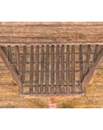 Bullock Cart Rustic Coffee Table with Twisted Iron Stretchers, 19th Century-10. Asian & Chinese Furniture, Art, Antiques, Vintage Home Décor for sale at FEA Home