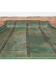 Indian 19th Century Green Painted Wood Bullock Cart Made into a Coffee Table-15. Asian & Chinese Furniture, Art, Antiques, Vintage Home Décor for sale at FEA Home
