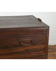 Dark Brown Antique Wooden Tansu Dresser Chest-10. Asian & Chinese Furniture, Art, Antiques, Vintage Home Décor for sale at FEA Home