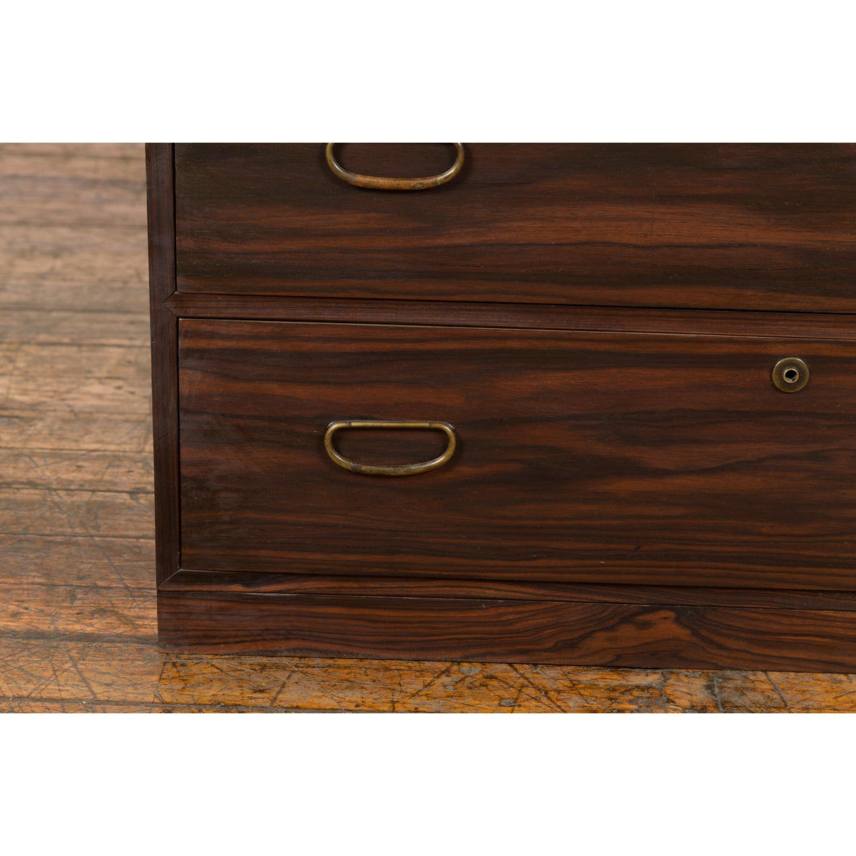 Dark Brown Antique Wooden Tansu Dresser Chest-11. Asian & Chinese Furniture, Art, Antiques, Vintage Home Décor for sale at FEA Home