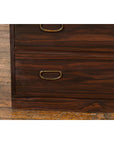 Dark Brown Antique Wooden Tansu Dresser Chest-11. Asian & Chinese Furniture, Art, Antiques, Vintage Home Décor for sale at FEA Home