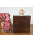 Dark Brown Antique Wooden Tansu Dresser Chest-3. Asian & Chinese Furniture, Art, Antiques, Vintage Home Décor for sale at FEA Home