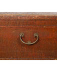 Antique Chinese Leather Trunk with Brass Hardware-16. Asian & Chinese Furniture, Art, Antiques, Vintage Home Décor for sale at FEA Home