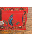 Vintage Red Lacquer Blanket Chest with Egrets, Bats and Floral Motifs-7. Asian & Chinese Furniture, Art, Antiques, Vintage Home Décor for sale at FEA Home