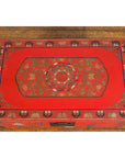 Red Lacquer Trunk with Flowers, Birds and Calligraphy Motifs-13. Asian & Chinese Furniture, Art, Antiques, Vintage Home Décor for sale at FEA Home