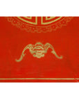 Vintage Chinese Red Lacquer Blanket Chest with Bat, Guardian Lion, Cloud Motifs-14. Asian & Chinese Furniture, Art, Antiques, Vintage Home Décor for sale at FEA Home