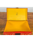 Vintage Chinese Red Lacquer Blanket Chest with Bat, Guardian Lion, Cloud Motifs-17. Asian & Chinese Furniture, Art, Antiques, Vintage Home Décor for sale at FEA Home