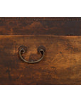 Antique Chinese Wooden Trunk with Ornate Brass Lock-15. Asian & Chinese Furniture, Art, Antiques, Vintage Home Décor for sale at FEA Home