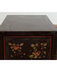 Chinese Late Qing Dynasty Dark Lacquer Low Cabinet with Architecture Motifs-14. Asian & Chinese Furniture, Art, Antiques, Vintage Home Décor for sale at FEA Home