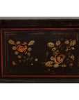 Chinese Late Qing Dynasty Dark Lacquer Low Cabinet with Architecture Motifs-16. Asian & Chinese Furniture, Art, Antiques, Vintage Home Décor for sale at FEA Home