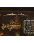 Chinese Late Qing Dynasty Dark Lacquer Low Cabinet with Architecture Motifs-8. Asian & Chinese Furniture, Art, Antiques, Vintage Home Décor for sale at FEA Home
