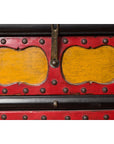 Chinese Qing Dynasty 19th Century Long Polychrome Sideboard with 12 Drawers-12. Asian & Chinese Furniture, Art, Antiques, Vintage Home Décor for sale at FEA Home
