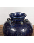 Large Antique 19th Century Thai Cobalt Blue Martaban Jar with Dragon Motif-12. Asian & Chinese Furniture, Art, Antiques, Vintage Home Décor for sale at FEA Home