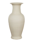Oversized Chinese Vintage Altar Vase with Blanc de Chine Finish and Flaring Neck-1. Asian & Chinese Furniture, Art, Antiques, Vintage Home Décor for sale at FEA Home