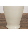 Oversized Chinese Vintage Altar Vase with Blanc de Chine Finish and Flaring Neck-8. Asian & Chinese Furniture, Art, Antiques, Vintage Home Décor for sale at FEA Home