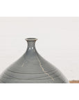 Silver Grey Glazed Ceramic Vase-4. Asian & Chinese Furniture, Art, Antiques, Vintage Home Décor for sale at FEA Home