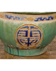 19th Century Antique Green and Blue Garden Planter-10. Asian & Chinese Furniture, Art, Antiques, Vintage Home Décor for sale at FEA Home